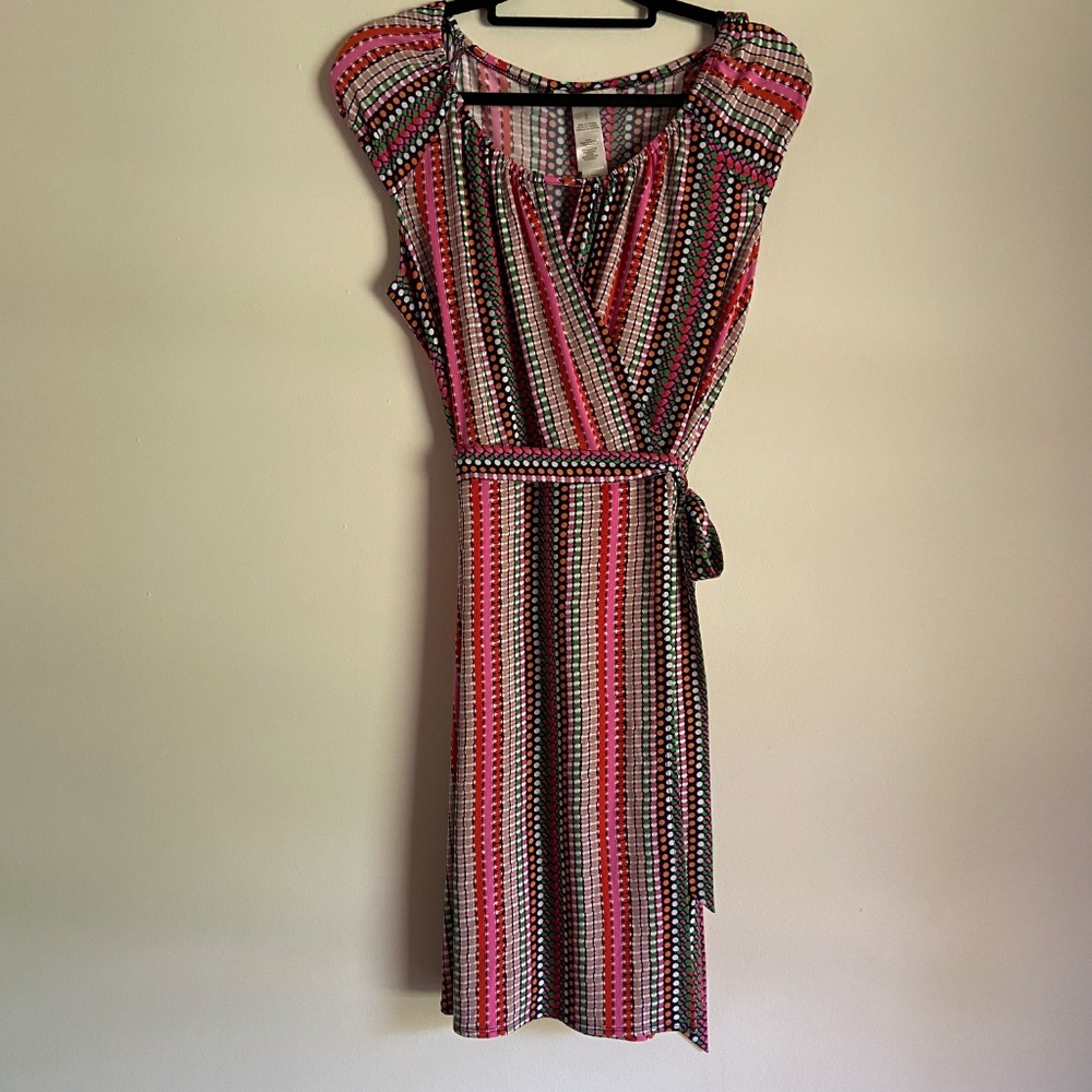 Laundry by Design Bright Multicolour Striped Midi Dress